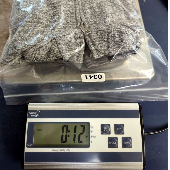 Hurley Hoodie Boys Medium Gray Logo Kangaroo Pockets Long Sleeve Full Zip - Picture 11 of 11